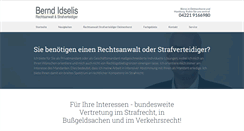 Desktop Screenshot of bernd-idselis.de